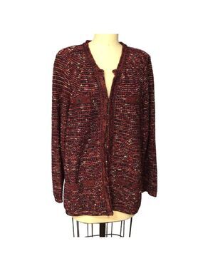J. Jill Plus size classic knit cardigan women’s size 1X